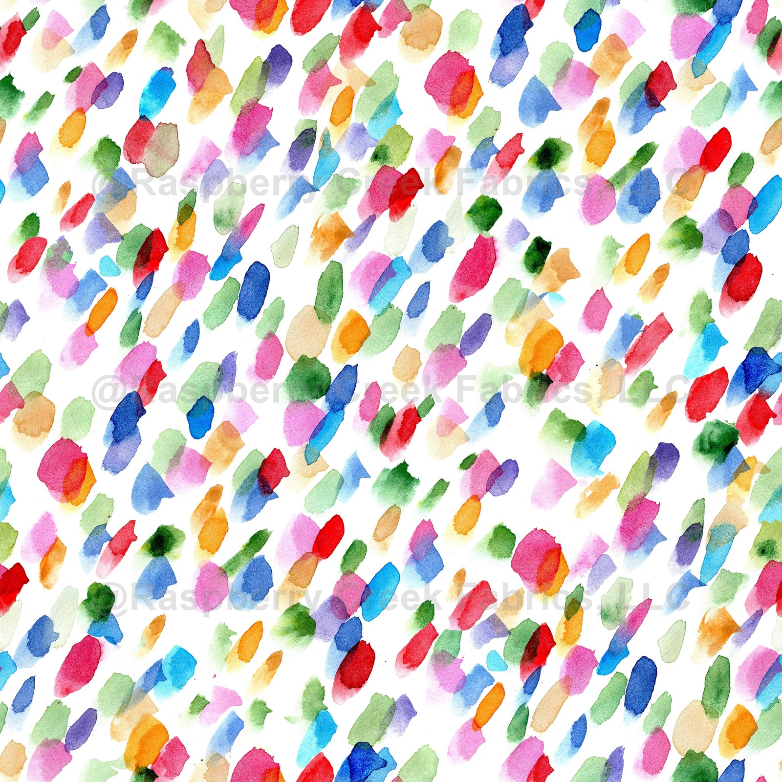 creative mess - watercolor rainbow brush strokes