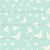 flock of white birds in paleblue lily background Image