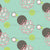 Polka Party in Mint & Brown (Spring Colorway) - Seeing Spots Color-Blind-Friendly Collection by Patternmint Image