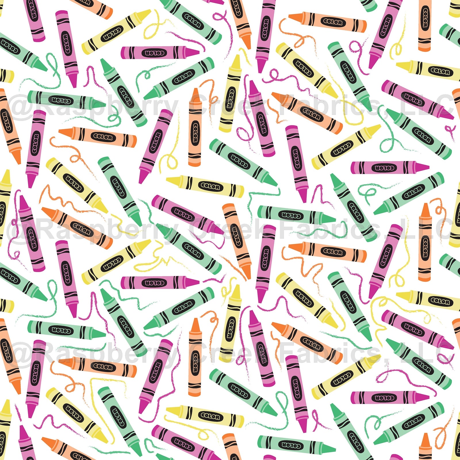 Coloured Crayons | Back to School Pink