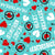 Heartbreaker Funny Valentine Broken Hearts on Turquoise Image