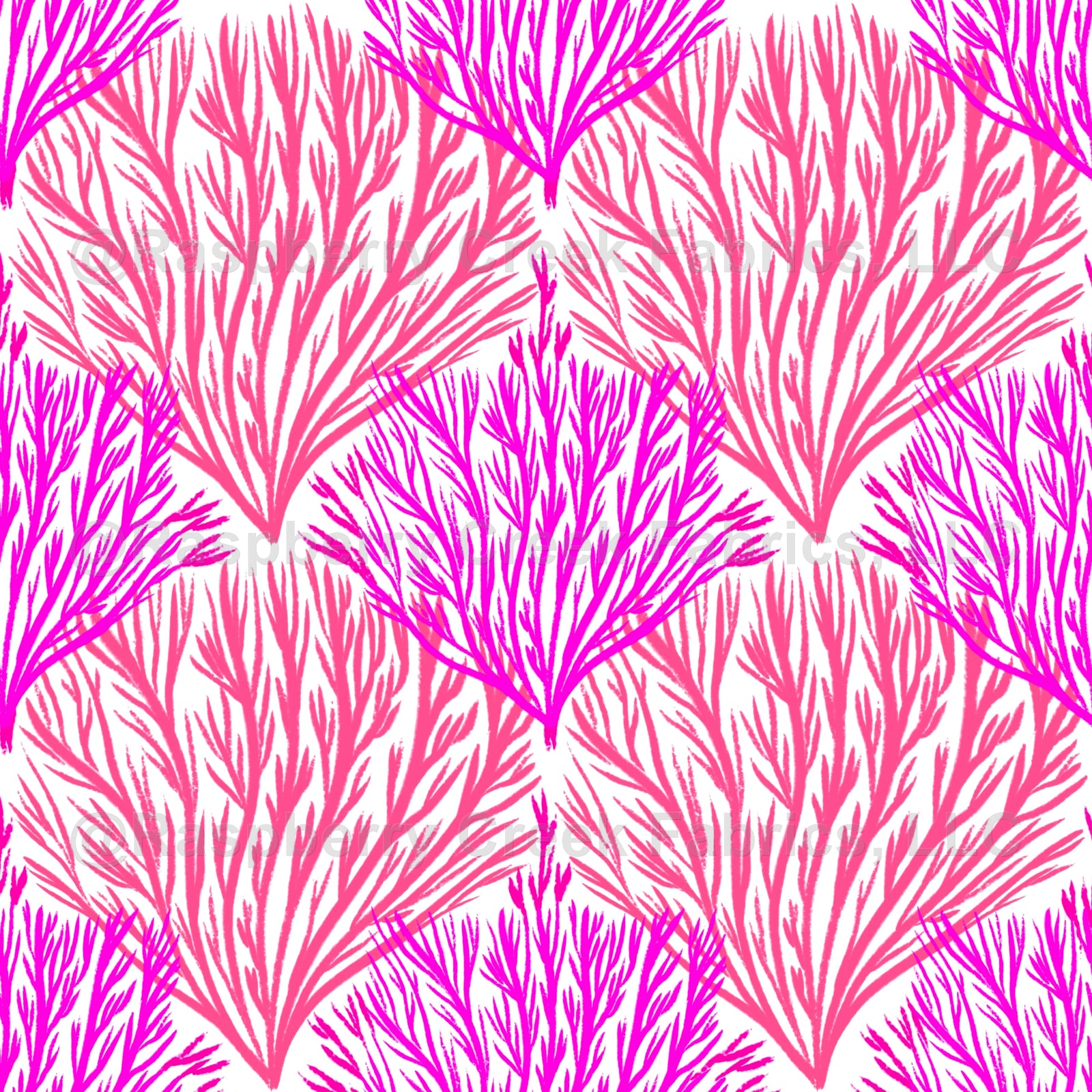 pink, girls, swim, coral, women,  beach, sea, ocean, summer, bright,  kids, safe swim Fabric, Raspberry Creek Fabrics, watermarked