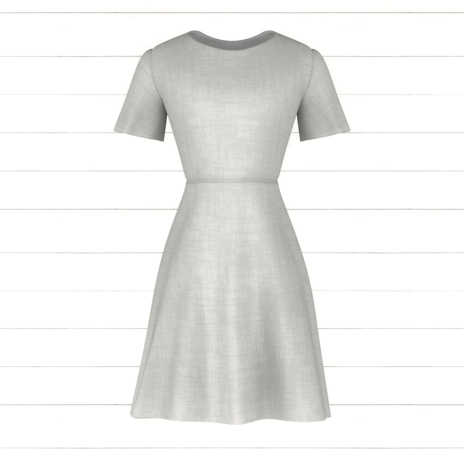 Mesa Textured Solid White- PRINTED