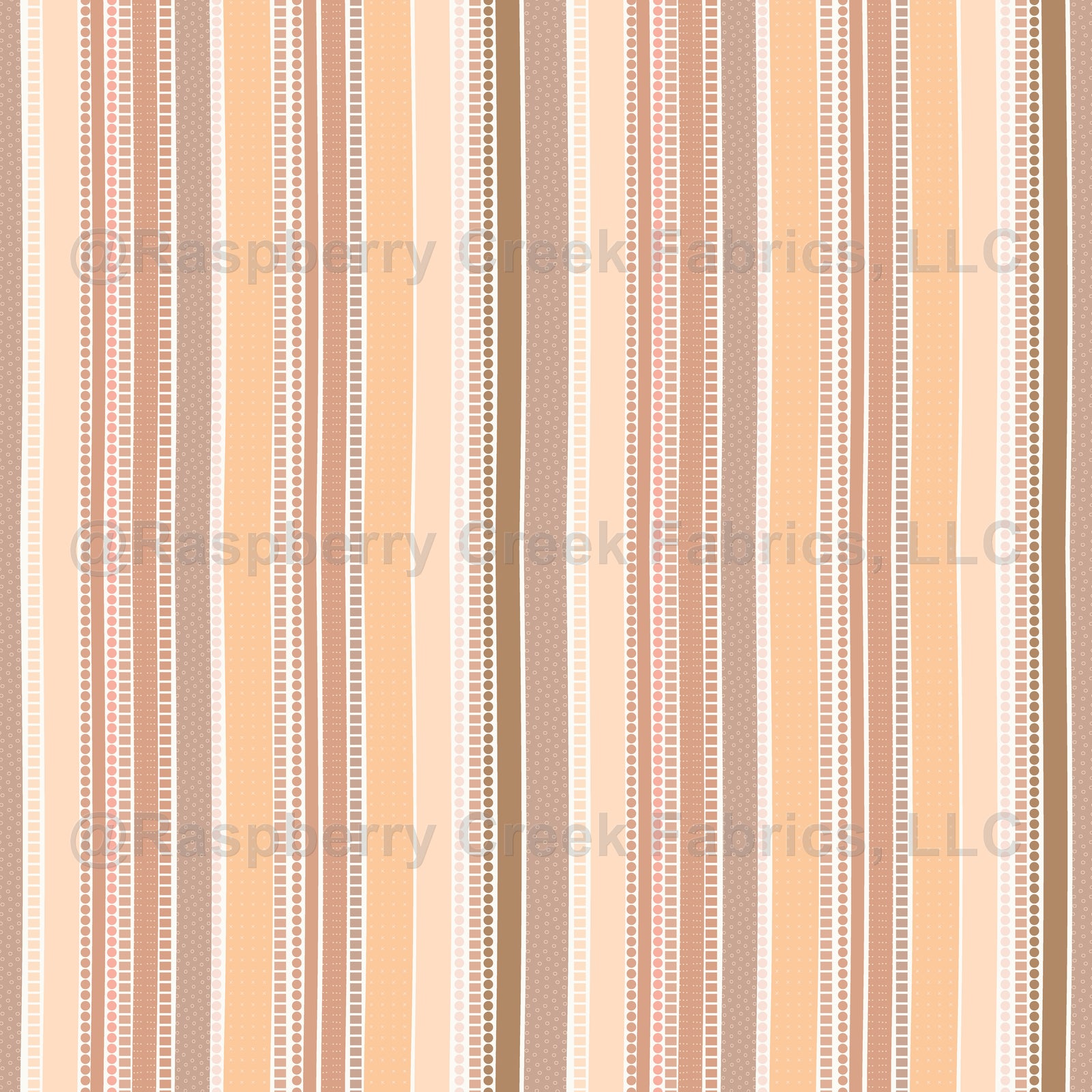 Mod Stripe-dots and square shapes in various width stripe formation-stand alone or companion print-Boho Cinnamon Bun Palette