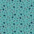An Adventure in Birding Collection-Nature Walk-Ditsy Pattern-Small-less dense-Solid Galaxy Turquoise Blue Mid-Century Blues Palette Image