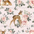 Little Fawn With Vintage Roses by MirabellePrint  / Light pink Image
