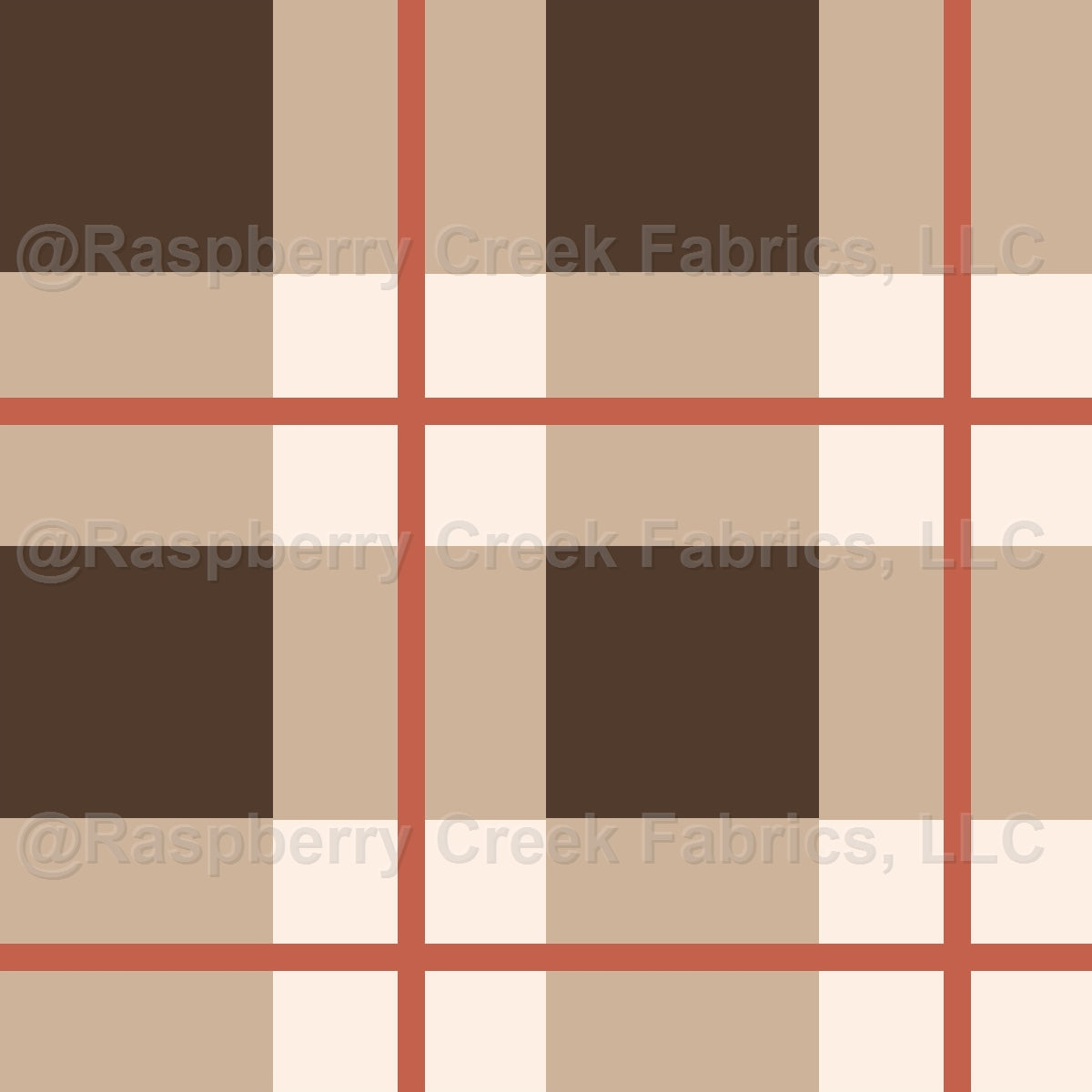 Buttercup Plaid Fabric, Raspberry Creek Fabrics, watermarked