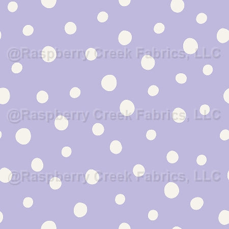 Orca Paradise Dot Purple Fabric, Raspberry Creek Fabrics, watermarked