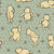 Classic Pooh and Bees on Sage Green Image