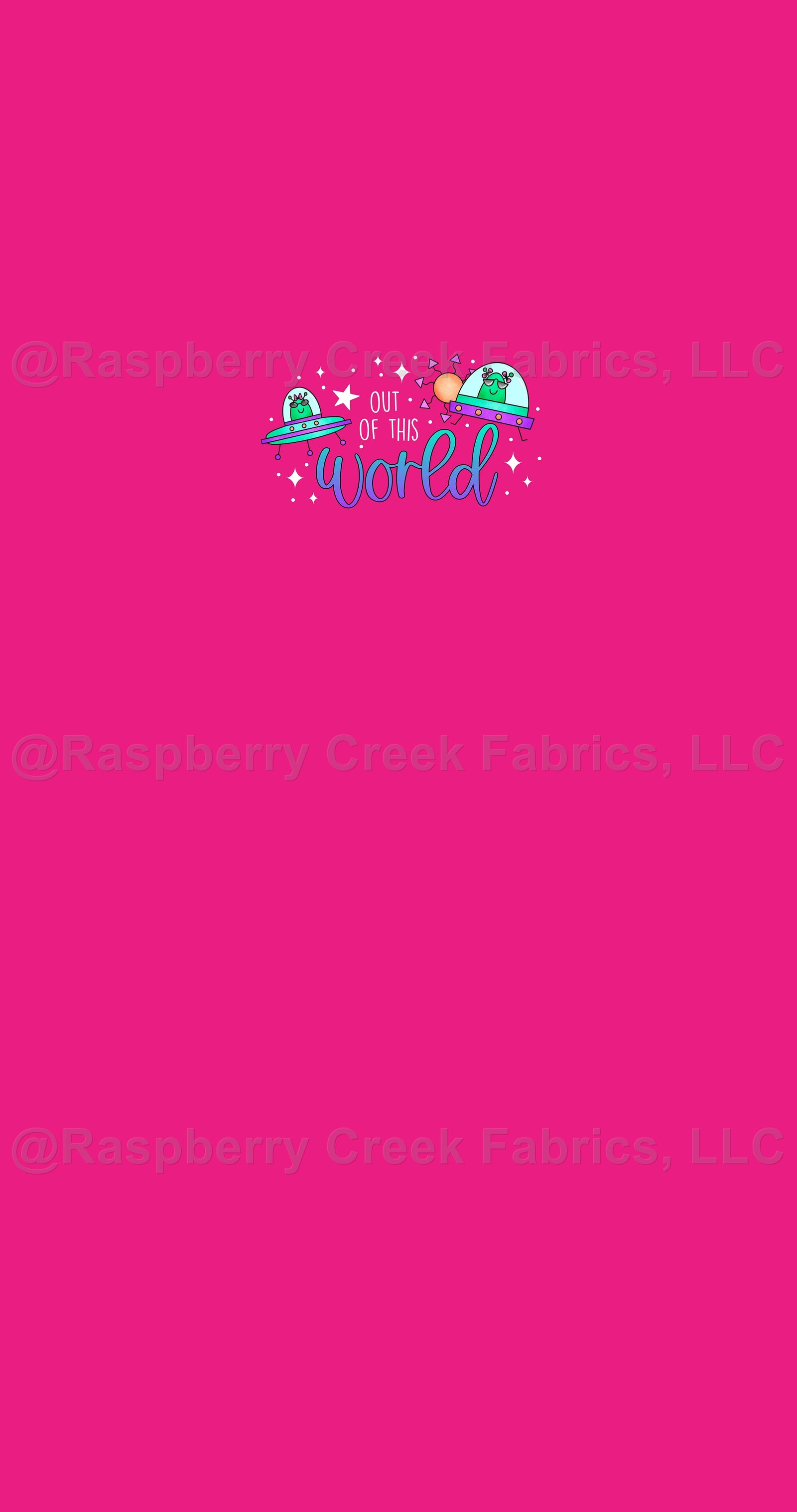 Far Out Panel- Out of this World Fabric, Raspberry Creek Fabrics, watermarked
