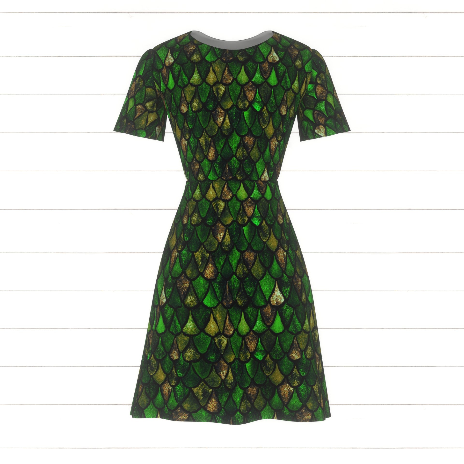 Natural Bright Green Dragon Scales Fabric, Raspberry Creek Fabrics Natural Bright Green Dragon Scales Fabric, Raspberry Creek Fabrics