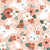 Floral bunny by MirabellePrint / Peach background Image