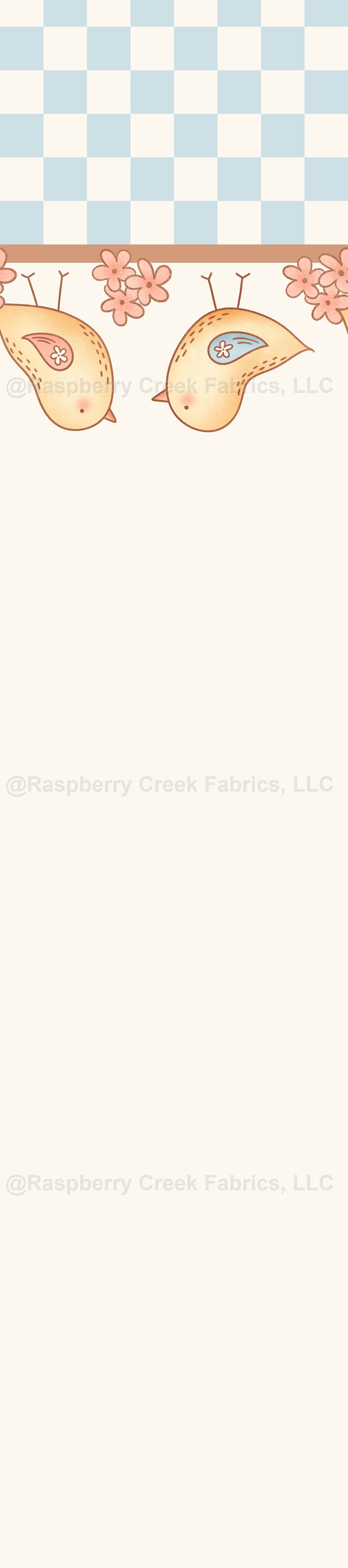 Cottontail Border- Chicks Fabric, Raspberry Creek Fabrics, watermarked