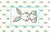 Baby Bunny and Blue Tulips Panel on Antique White Image