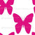 Mini Butterflies - Hot Pink Image