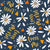 Loves Me Loves Me Not Daisies on Navy Image