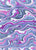 Rainbow gemstone slice // ultra violet Image