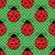 Red Ladybug Pickleballs on Green Polkadots Image