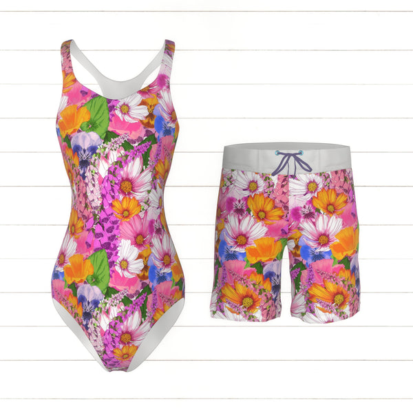 Hortensia of Highland Garden - Pink - Raspberry Creek Fabrics