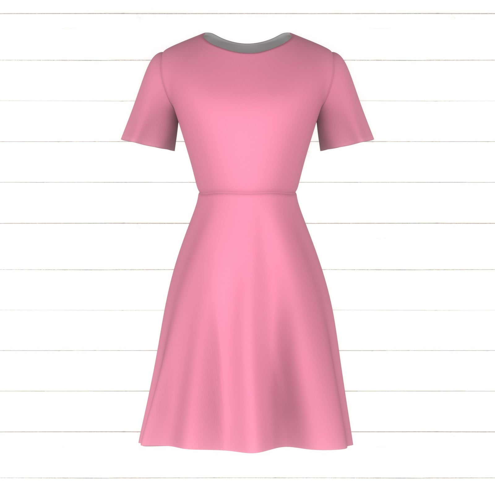 Pink Wildflower Stripe Solid Pink Coordinate