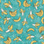 Let's Go Bananas! on Turquoise Image