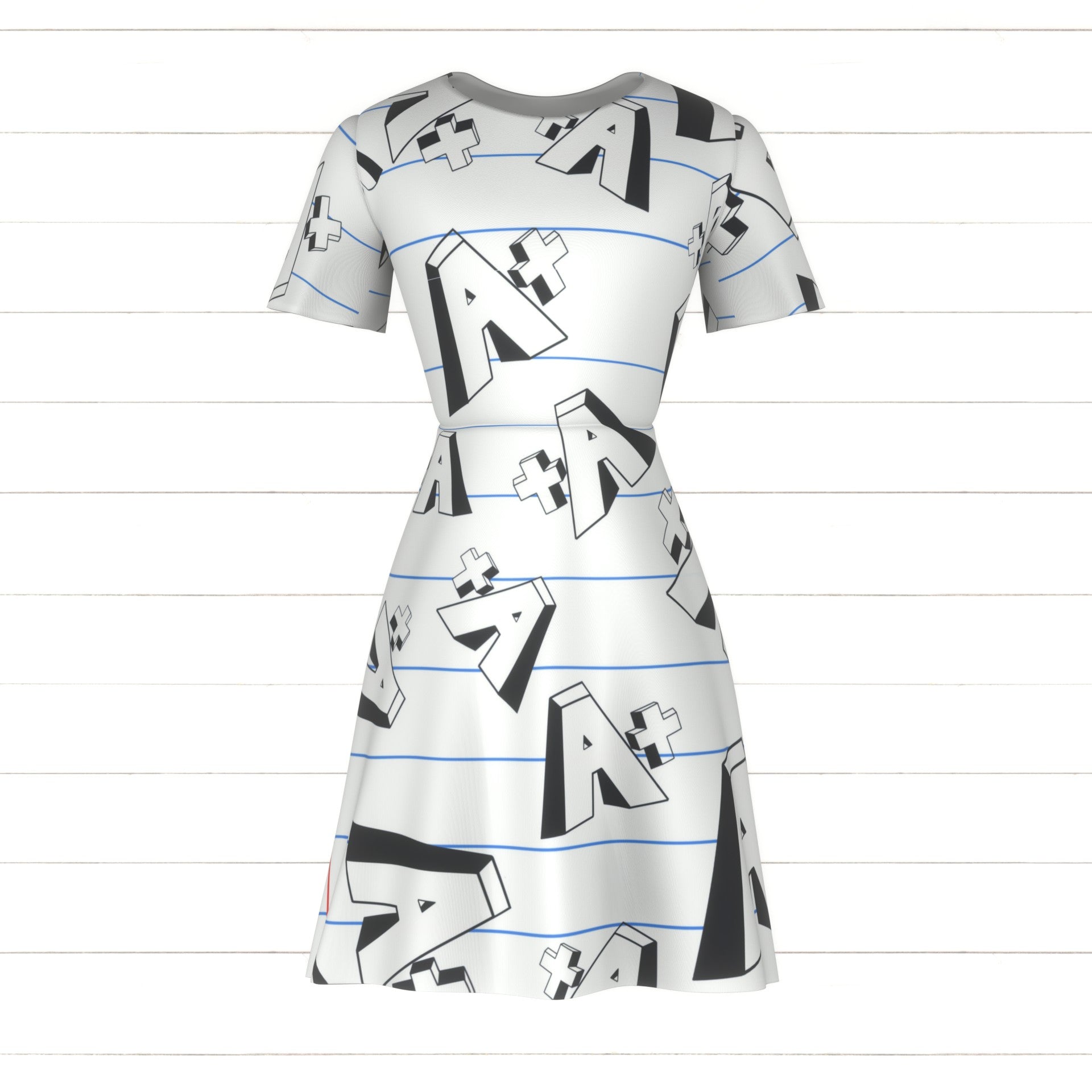 Back to School Straight A Fabric, Raspberry Creek Fabrics, watermarked