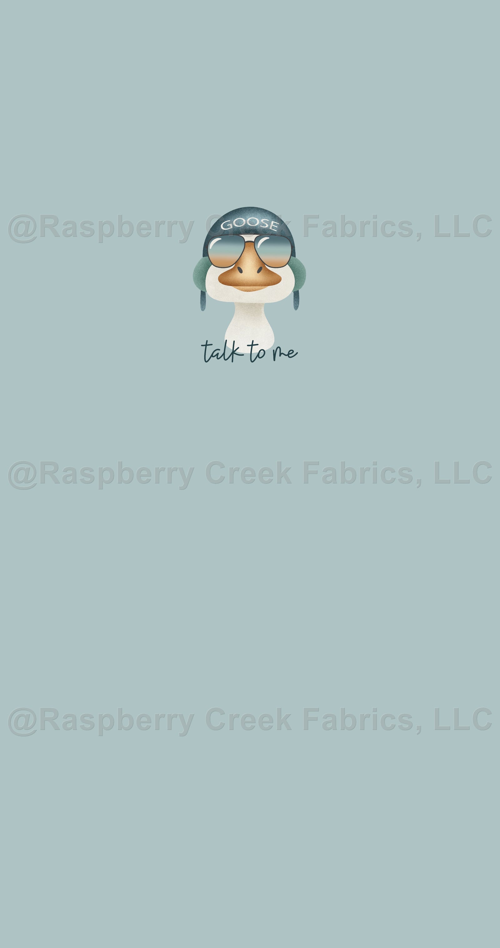 Wingman Panel- Goose Fabric, Raspberry Creek Fabrics, watermarked