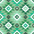 Aztec Geometric in Shades of Green Image