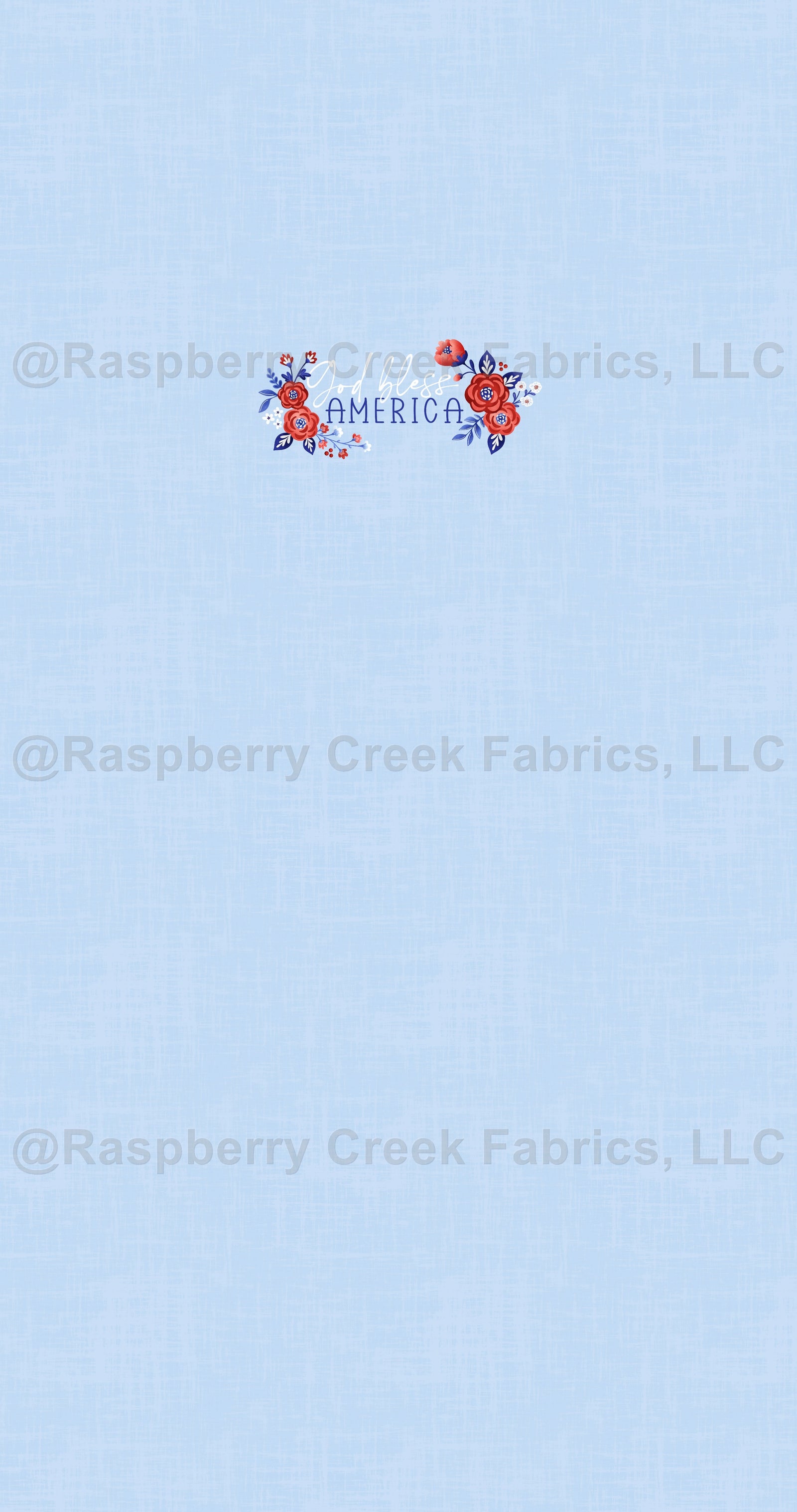 All American Panel- God Bless America Fabric, Raspberry Creek Fabrics, watermarked