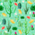 jadeite green, mint, cactus, flowers, nature, desert, bright, boho, summer, spring, geometric, Arizona, California, Mexico Image