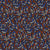 Abstract Micro Mosaic - Red and Blue Image