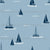 Nautical Newport Sailboats on Blue Image