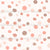 Bouncing Dots-Texas Rose-tint15-baby soft pinks, chocolate and creamy yellow-Boho Hills Collection-Soft Baby Boho Palette-small scale Image