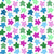 Meeple Game Night | Tropical Meeples in Greens, Blues, and Pinks on White Image