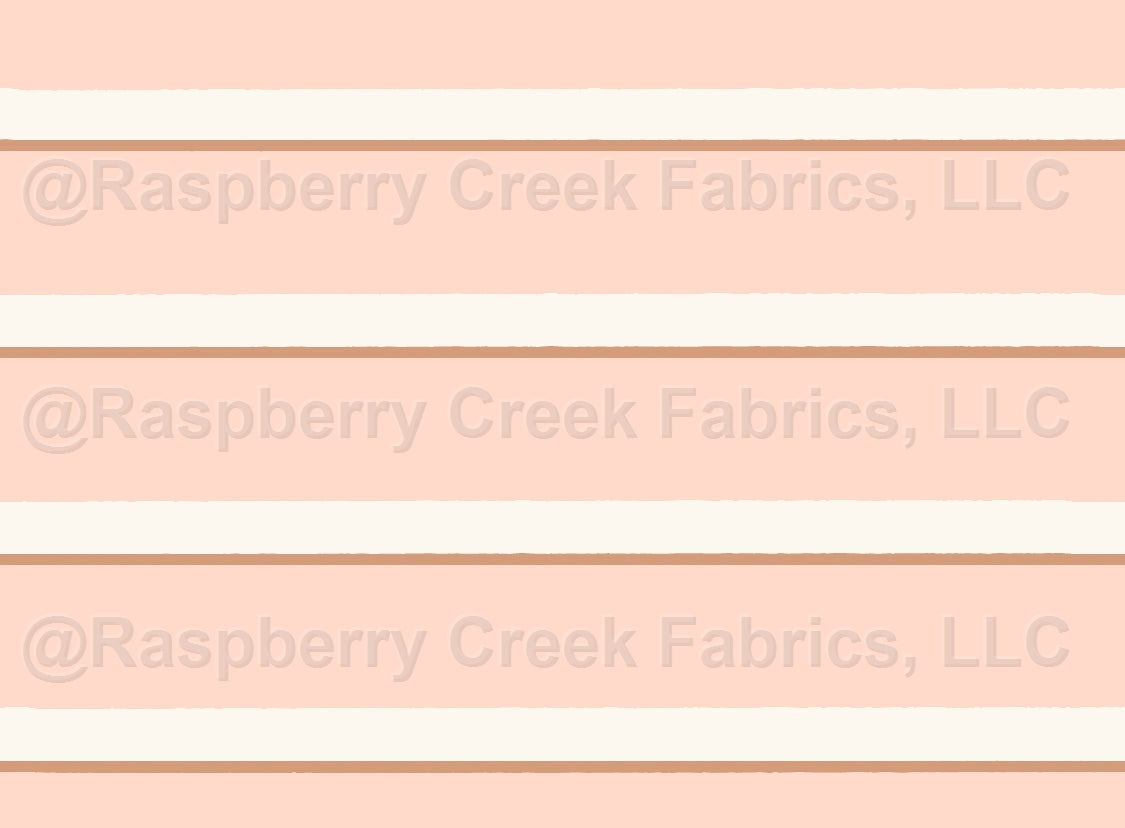 Cottontail Stripe Pink Fabric, Raspberry Creek Fabrics, watermarked