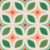 Geometric mid-century tiles green by pakantahandmade Image