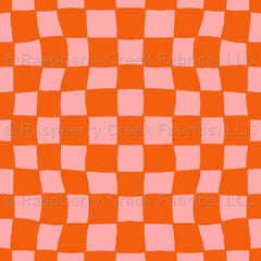 Pattern Paper (Checkered / Pink / Orange) - Pattern Papers - Parts