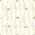 Sweet, simple green leaves cascading over beige textured stripes - Carefree Days Collection Image
