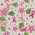 Pink Ribbon Cancer Awareness Floral Image