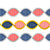 DNA Chains Horizontal in White, Nautical Science Collection by Patternmint Image