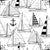 Sailboats by MirabellePrint / Black on white Image
