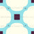 Geometric 010 neutral & blue by pakantahandmade Image