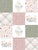 Stay Wild My Child//Wildflower - Wholecloth Cheater Quilt Image