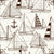 Sailboats by MirabellePrint / Maroon on off-white Image