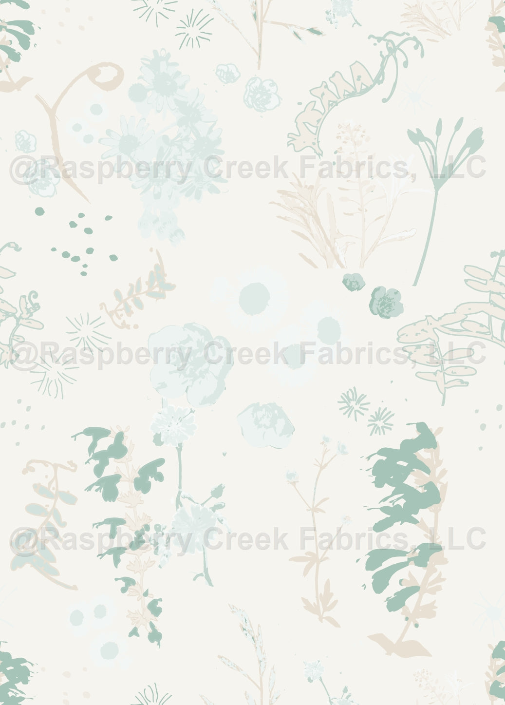 Wildflowers in mint
