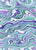 Rainbow gemstone slice // ultra violet and teal Image