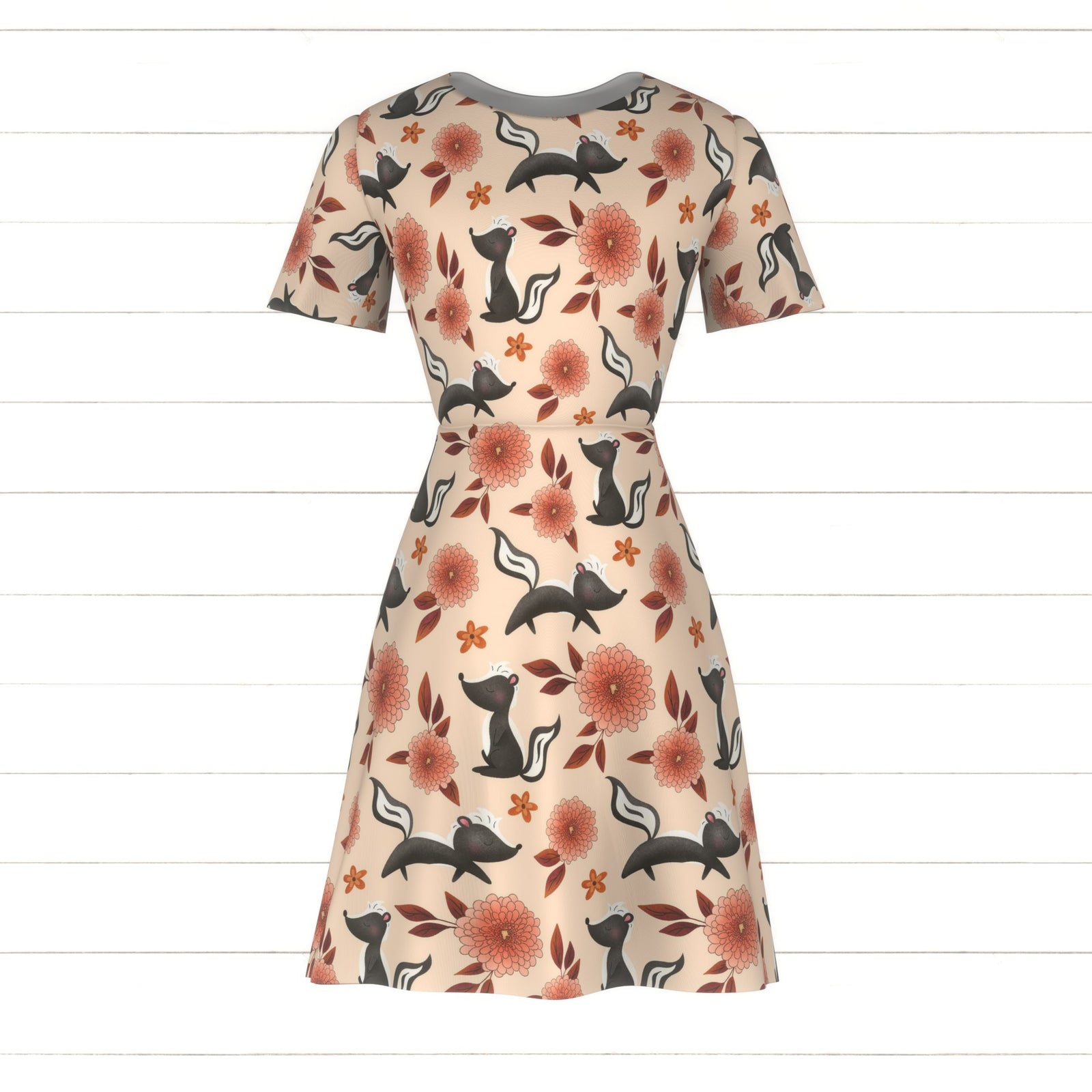 Fall Y'all Floral Skunks Cream
