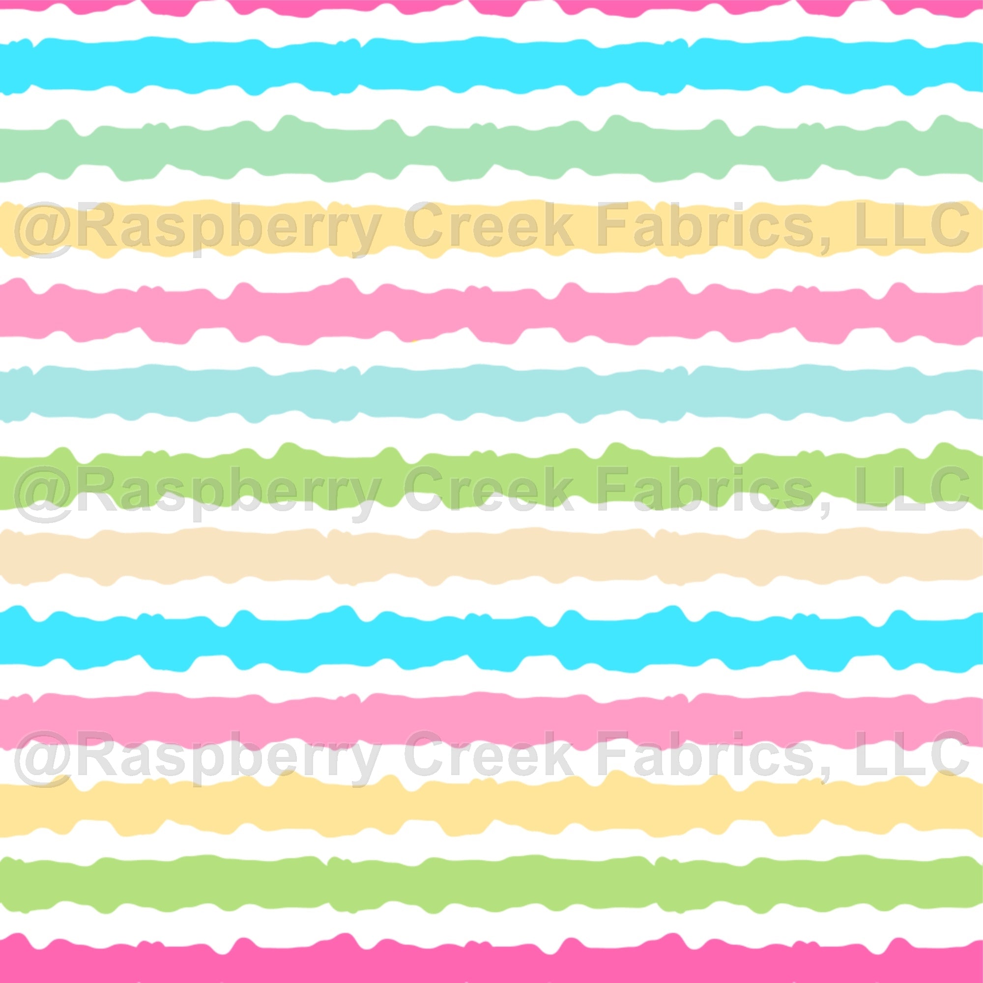 Pastel Stripes Easter Peeps Coordinate Fabric, Raspberry Creek Fabrics, watermarked