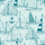 Sailboats by MirabellePrint / Teal on mint Image
