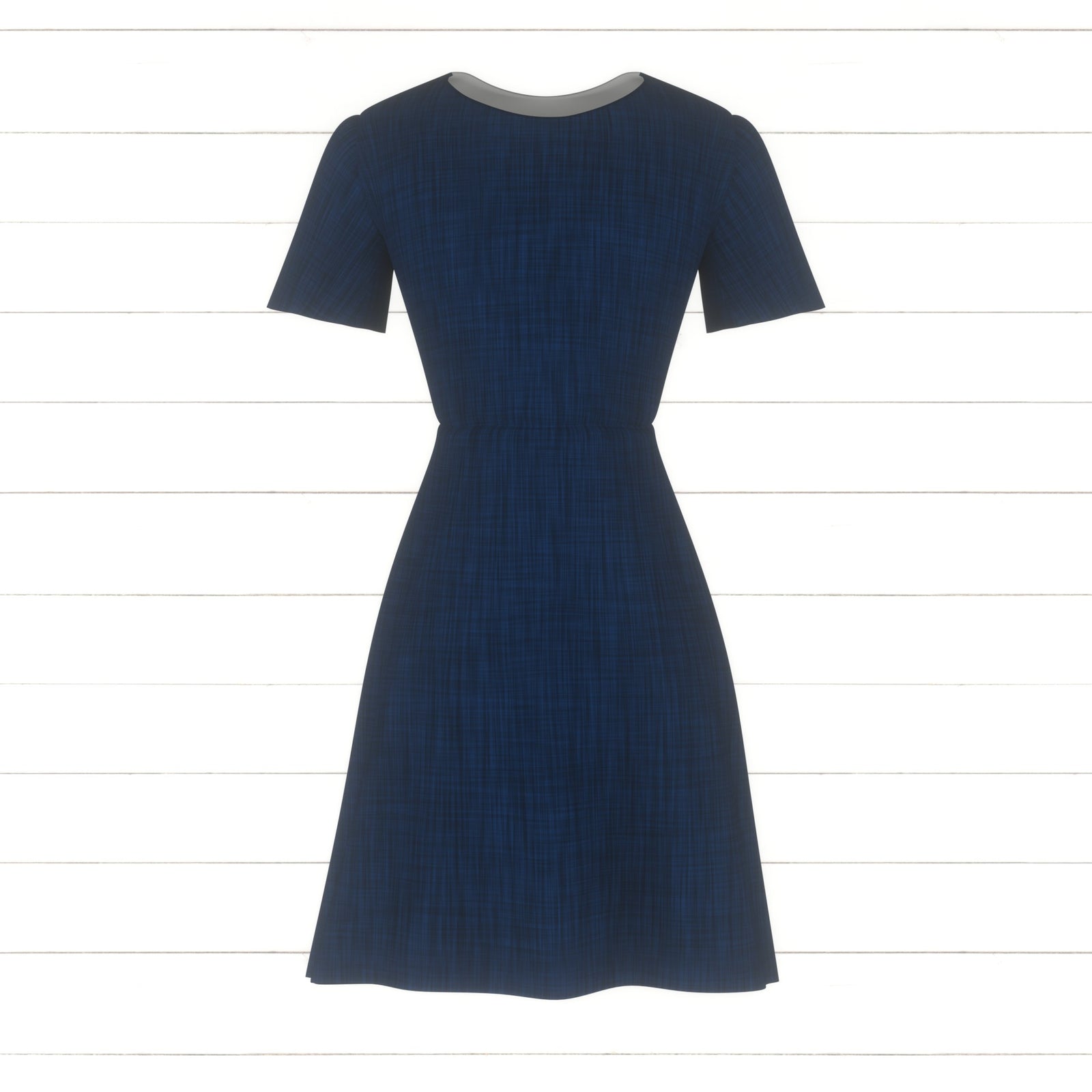 Swallow Blue - Textured Solid Coordinate